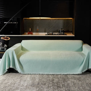 Mocha Textured Sofa Throw