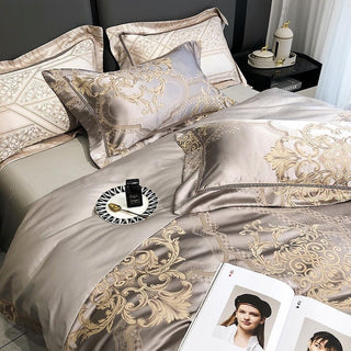 Damask Duvet Cover Set – 1000TC Egyptian Cotton