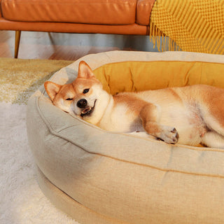 Ultra-Soft Waterproof Donut Dog Bed