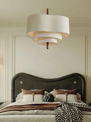 Stylish Fabric Chandelier for Contemporary Living Room or Bedroom