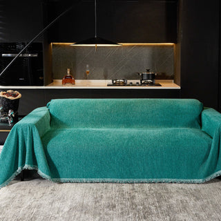 Mocha Textured Sofa Throw