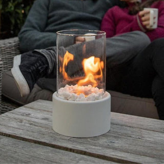 Decorative Oil Lamp with Glass Cylinder
