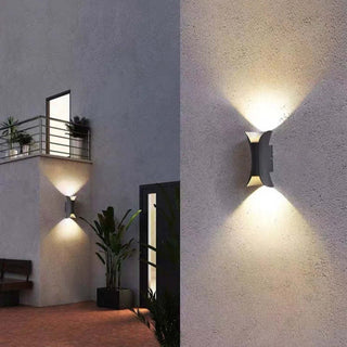 Curved LED Outdoor Wall Light For Garden And Corridor