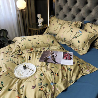 Floral Cotton Duvet Cover Set