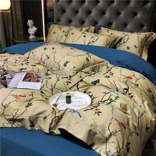 Floral Cotton Duvet Cover Set