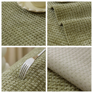 Non-Slip Waffle Chenille Sofa Cover