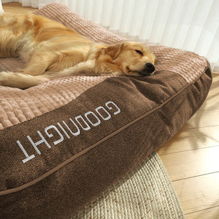 Luxury Velvet Orthopedic Dog Bed