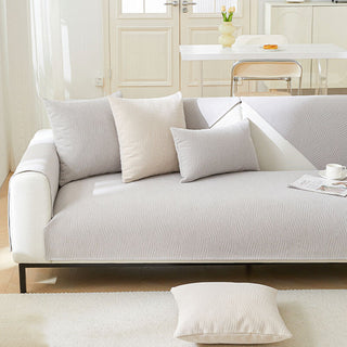 Wood Grain Chenille Couch Cover