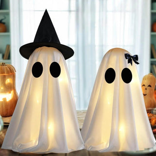LED Halloween Ghost Lamp Set