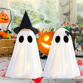 LED Halloween Ghost Lamp Set