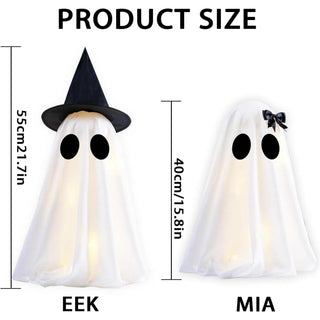 LED Halloween Ghost Lamp Set