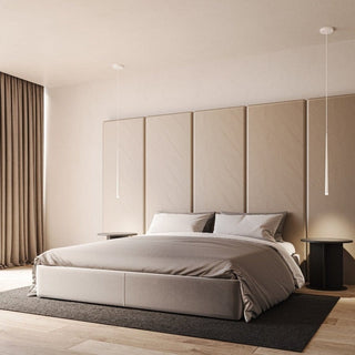 Modern Drop Pendant Light – Warm White LED