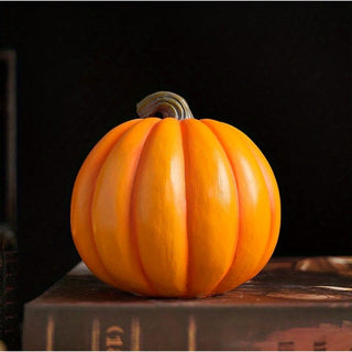 Light-Up Skull Pumpkin Decoration