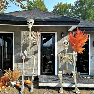 Life-Size Posable Halloween Skeleton