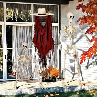 Life-Size Posable Halloween Skeleton