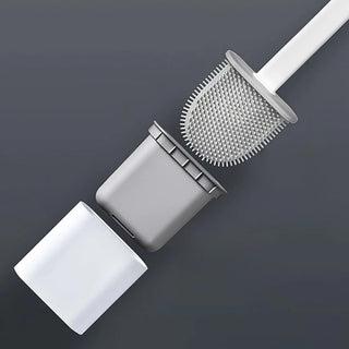 Silicone Toilet Brush with Wall Mount