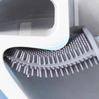 Silicone Toilet Brush with Wall Mount