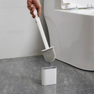 Silicone Toilet Brush with Wall Mount