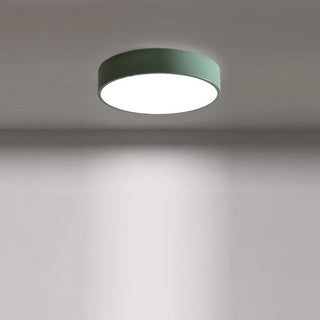 Minimalist Round LED Ceiling Light With Iron Frame