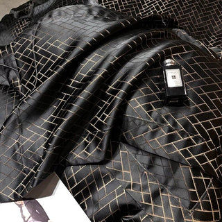 Jacquard Duvet Cover Set Sateen Luxury