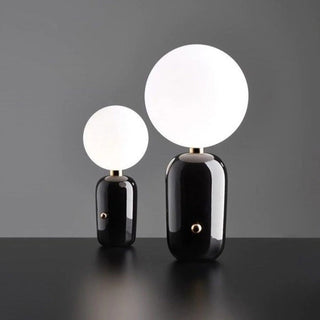 Modern Glass Globe Bedside Table Lamp