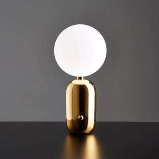 Modern Glass Globe Bedside Table Lamp