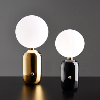 Modern Glass Globe Bedside Table Lamp