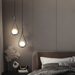 Modern Brass Hanging Lamp