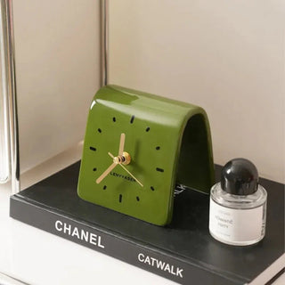 Sculptural Ceramic Desk Clock