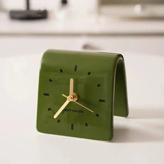 Sculptural Ceramic Desk Clock