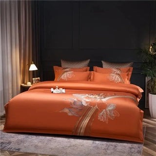 Floral Embroidered Duvet set