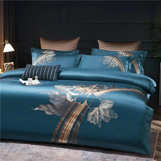 Floral Embroidered Duvet set