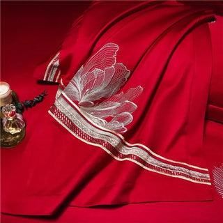 Floral Embroidered Duvet set