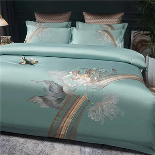 Floral Embroidered Duvet set