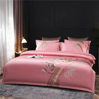 Floral Embroidered Duvet set