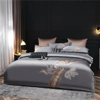 Floral Embroidered Duvet set