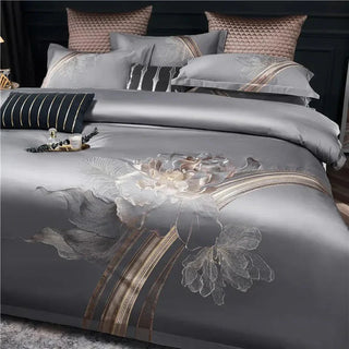 Floral Embroidered Duvet set