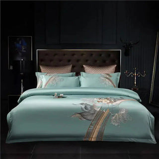 Floral Embroidered Duvet set