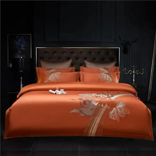 Floral Embroidered Duvet set