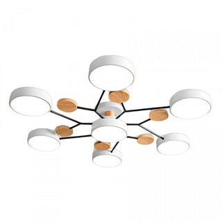 Nature-Inspired Ceiling Lamp with LED Panels