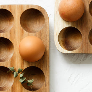 Wooden Egg Storage Tray