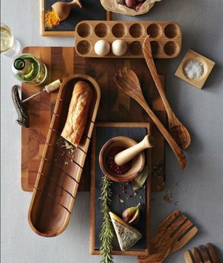 Wooden Egg Storage Tray