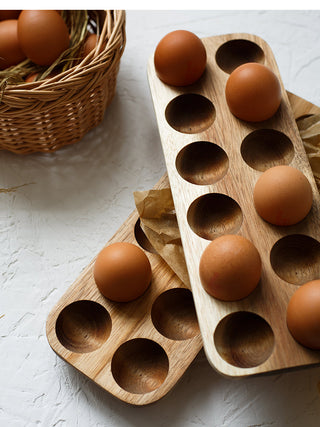 Wooden Egg Storage Tray