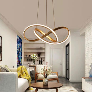Modern LED Pendant Light – Elegant Twisted Design