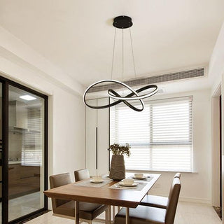 Modern LED Pendant Light – Elegant Twisted Design