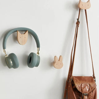 Playful Children’s Wooden Wall Hooks