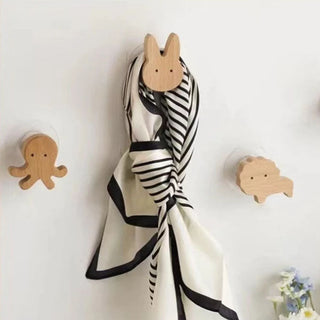 Playful Children’s Wooden Wall Hooks