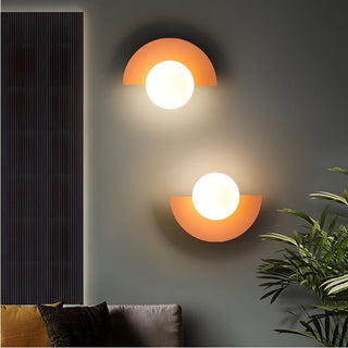 Nordic Sunset Wall Light in Half Moon Design