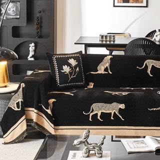 Safari-Inspired Sofa Protector