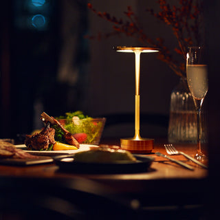 Rechargeable Brass Table Lamp